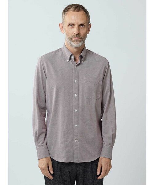 Aquascutum / アクアスキュータム シャツ・ブラウス | 【KING SIZE】TEC.3 Knit Houndstooth Shirt | 詳細2