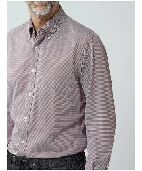 Aquascutum / アクアスキュータム シャツ・ブラウス | 【KING SIZE】TEC.3 Knit Houndstooth Shirt | 詳細5