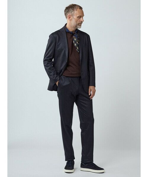 Aquascutum / アクアスキュータム スラックス・ドレスパンツ | 【KING SIZE】TEC.3 Knit Houndstooth Pants | 詳細1