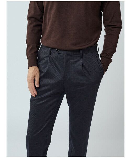 Aquascutum / アクアスキュータム スラックス・ドレスパンツ | 【KING SIZE】TEC.3 Knit Houndstooth Pants | 詳細2