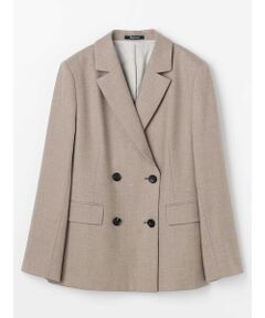 Aquascutum / アクアスキュータム テーラードジャケット | カシミヤ ストレッチ　ダブルJK