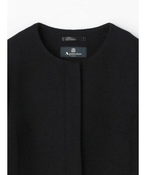 Aquascutum / アクアスキュータム テーラードジャケット | カシミヤツィード ラウンドネックジャケット | 詳細2