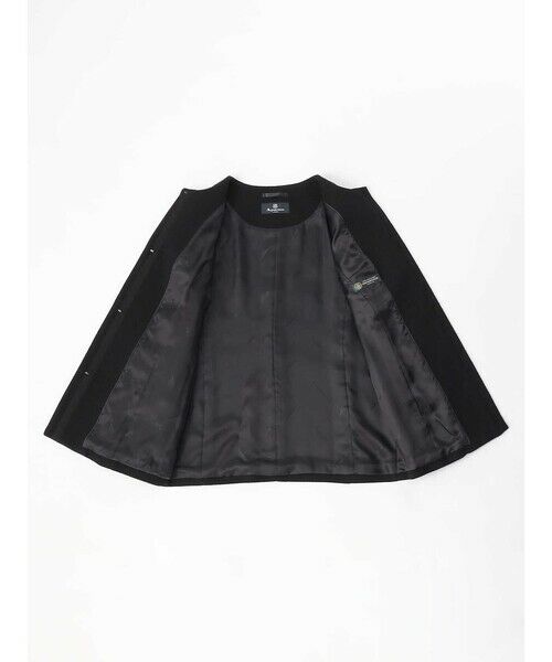 Aquascutum / アクアスキュータム テーラードジャケット | カシミヤツィード ラウンドネックジャケット | 詳細5