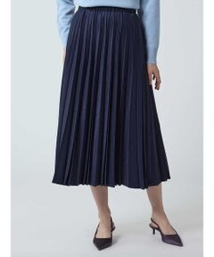 Aquascutum / アクアスキュータム ミニ・ひざ丈スカート | スエードプリーツスカート