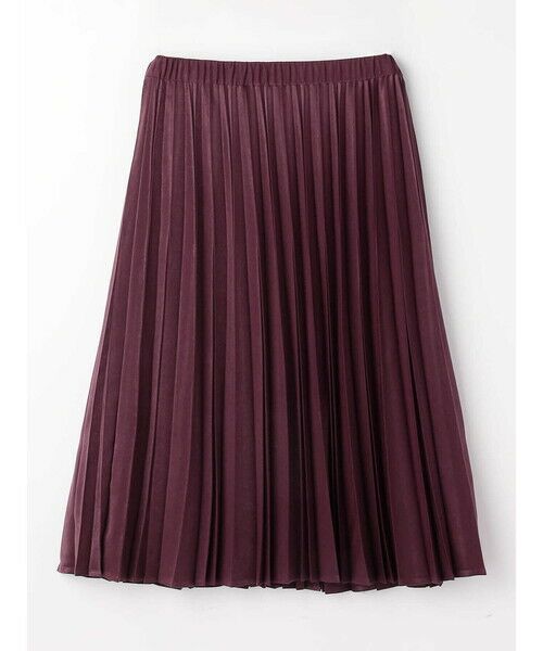 Aquascutum / アクアスキュータム ミニ・ひざ丈スカート | スエードプリーツスカート | 詳細11