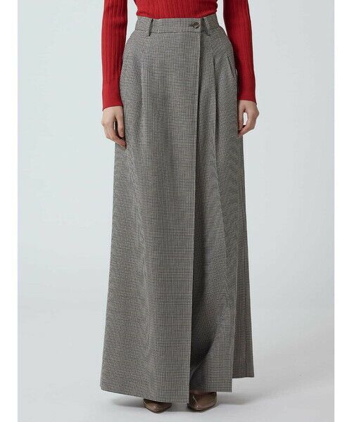 Aquascutum / アクアスキュータム その他パンツ | 【eclat掲載】ラップワイド ハウンドトゥース | 詳細2