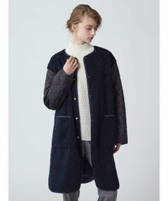 Aquascutum / アクアスキュータム その他アウター | PERTEX ボアキルティングコート
