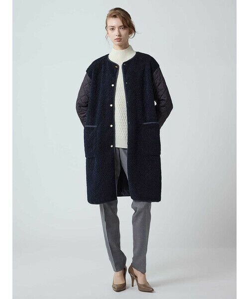 Aquascutum / アクアスキュータム その他アウター | PERTEX ボアキルティングコート | 詳細1