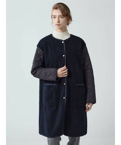 Aquascutum / アクアスキュータム その他アウター | PERTEX ボアキルティングコート | 詳細5