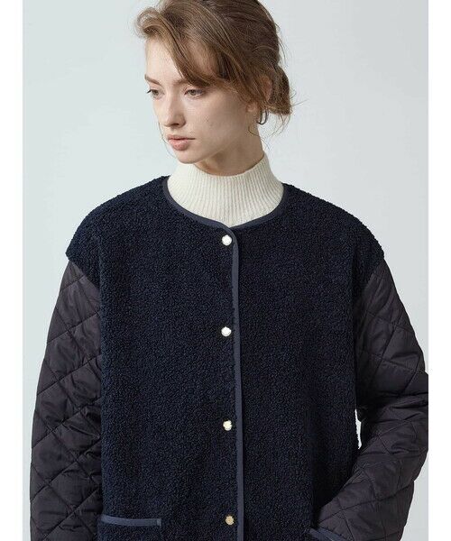 Aquascutum / アクアスキュータム その他アウター | PERTEX ボアキルティングコート | 詳細6