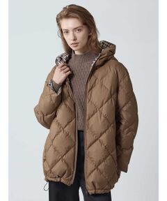 Aquascutum / アクアスキュータム その他アウター | クラブチェックリバーシブルダウン