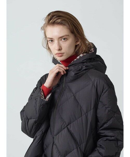 Aquascutum / アクアスキュータム その他アウター | クラブチェックリバーシブルダウン | 詳細14