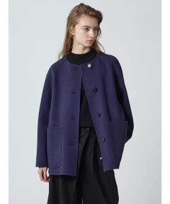 Aquascutum / アクアスキュータム その他アウター | リバーシブルショートコート