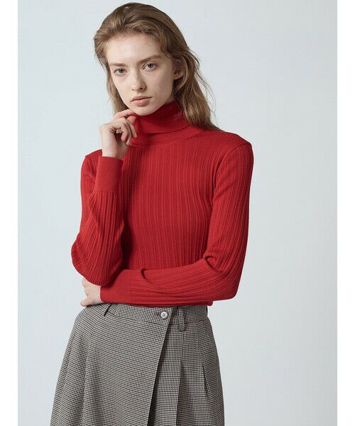 Aquascutum / アクアスキュータム ニット・セーター | リブニットタートル | 詳細3