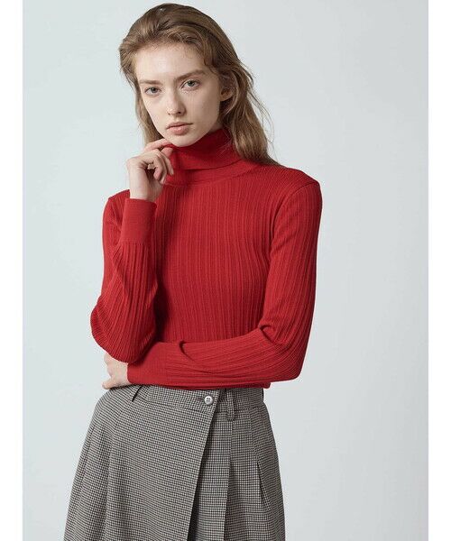 Aquascutum / アクアスキュータム ニット・セーター | リブニットタートル | 詳細8