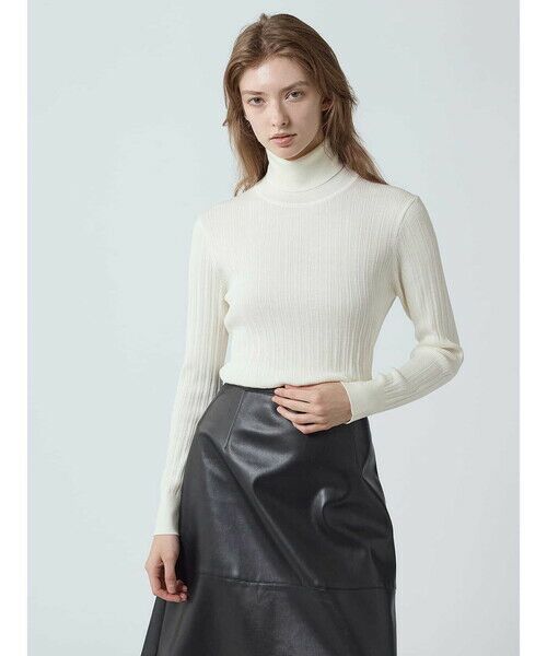 Aquascutum / アクアスキュータム ニット・セーター | リブニットタートル | 詳細15