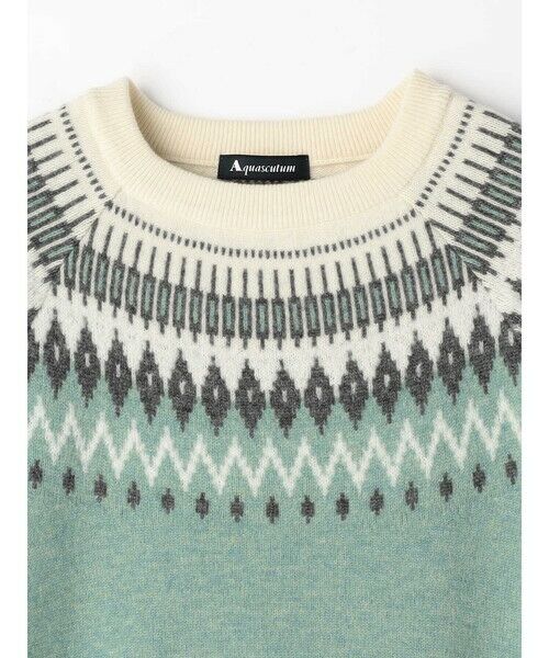 Aquascutum / アクアスキュータム ニット・セーター | フェアアイルニット | 詳細8