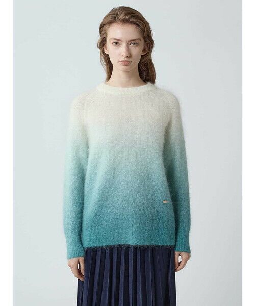 Aquascutum / アクアスキュータム ニット・セーター | グラデーションモヘアニット | 詳細2