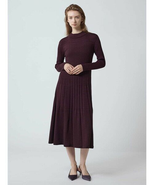 Aquascutum / アクアスキュータム ニット・セーター | ホールガーメント ニットワンピース（ﾎﾞﾙﾄﾞｰ）