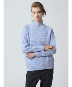 Aquascutum / アクアスキュータム ニット・セーター | ホールガーメントケーブルニット