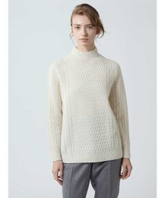 Aquascutum / アクアスキュータム ニット・セーター | ホールガーメントケーブルニット