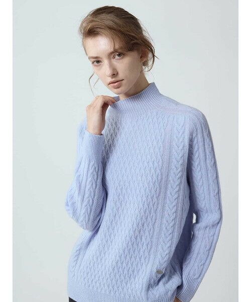 Aquascutum / アクアスキュータム ニット・セーター | ホールガーメントケーブルニット | 詳細1