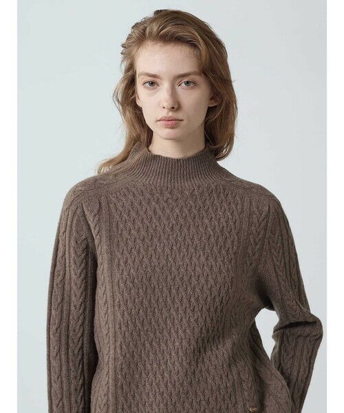 Aquascutum / アクアスキュータム ニット・セーター | ホールガーメントケーブルニット | 詳細6