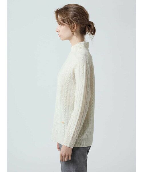Aquascutum / アクアスキュータム ニット・セーター | ホールガーメントケーブルニット | 詳細10