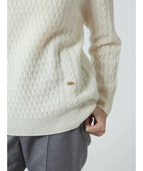 Aquascutum / アクアスキュータム ニット・セーター | ホールガーメントケーブルニット | 詳細12