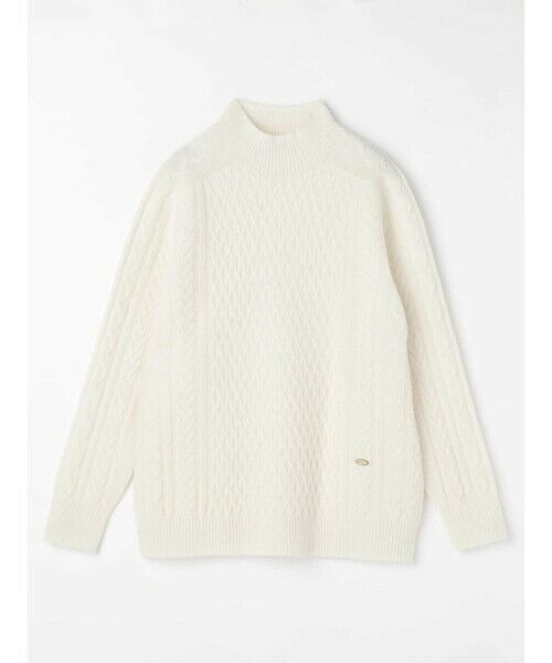 Aquascutum / アクアスキュータム ニット・セーター | ホールガーメントケーブルニット | 詳細13