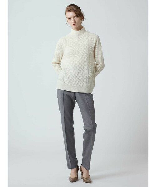 Aquascutum / アクアスキュータム ニット・セーター | ホールガーメントケーブルニット | 詳細8