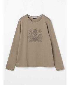 Aquascutum / アクアスキュータム カットソー | クレスト刺繍 長袖Tシャツ