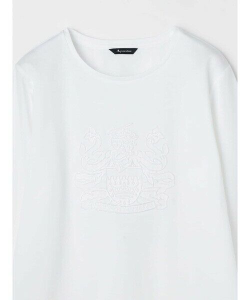 Aquascutum / アクアスキュータム カットソー | クレスト刺繍 長袖Tシャツ | 詳細2