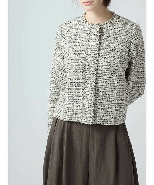 Aquascutum / アクアスキュータム テーラードジャケット | コットンツイードジャケット | 詳細10