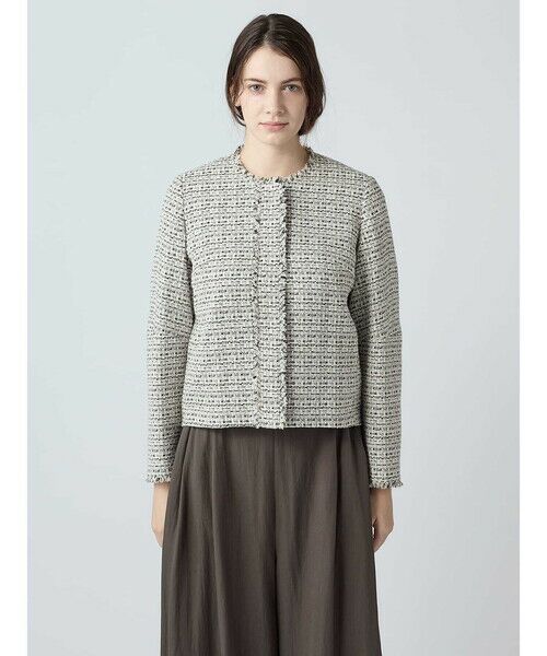 Aquascutum / アクアスキュータム テーラードジャケット | コットンツイードジャケット | 詳細14