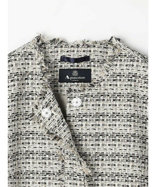 Aquascutum / アクアスキュータム テーラードジャケット | コットンツイードジャケット | 詳細7