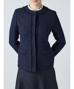 Aquascutum / アクアスキュータム テーラードジャケット | ラメブッチャーツィードジャケット