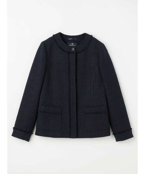 Aquascutum / アクアスキュータム テーラードジャケット | ラメブッチャーツィードジャケット | 詳細1