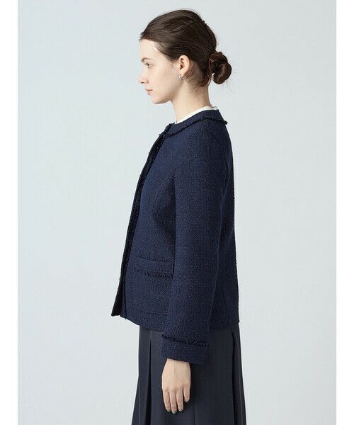 Aquascutum / アクアスキュータム テーラードジャケット | ラメブッチャーツィードジャケット | 詳細11