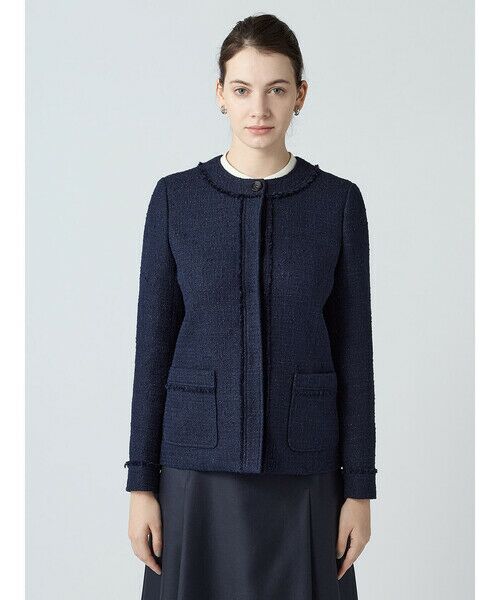 Aquascutum / アクアスキュータム テーラードジャケット | ラメブッチャーツィードジャケット | 詳細12