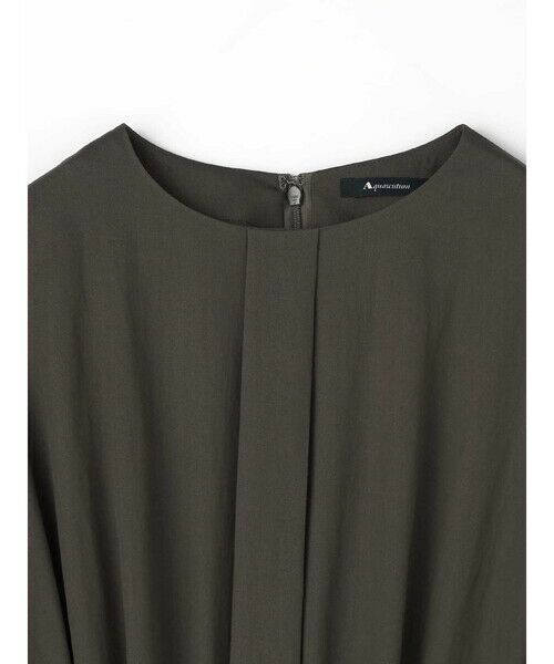 Aquascutum / アクアスキュータム ドレス | パフスリーブ ベルト付ドレス | 詳細8