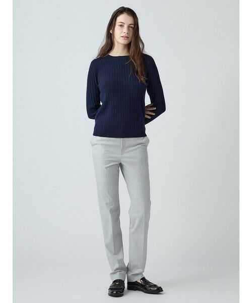 Aquascutum / アクアスキュータム その他パンツ | ツイル テーパードパンツ | 詳細1