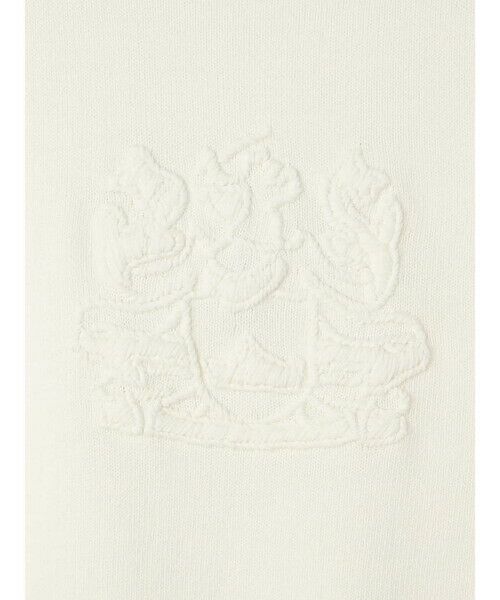 Aquascutum / アクアスキュータム ニット・セーター | クレスト刺繍 コットンニット | 詳細13
