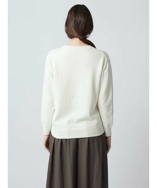 Aquascutum / アクアスキュータム ニット・セーター | クレスト刺繍 コットンニット | 詳細7