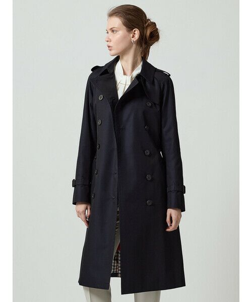 Aquascutum / アクアスキュータム その他アウター | 【Lanna】BASIC TRENCH COAT LONG（ﾈｲﾋﾞｰ）