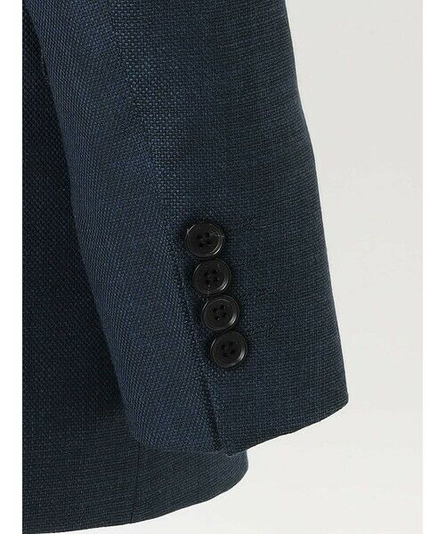 Aquascutum / アクアスキュータム テーラードジャケット | Silk Blended Hopsack Jacket | 詳細10