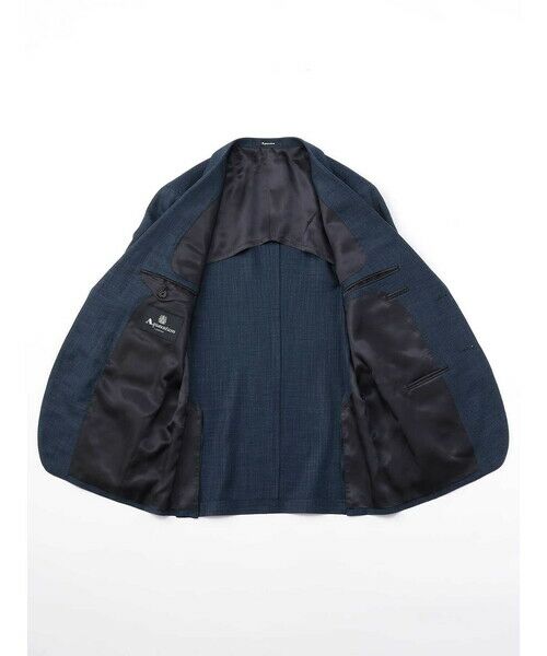 Aquascutum / アクアスキュータム テーラードジャケット | Silk Blended Hopsack Jacket | 詳細11