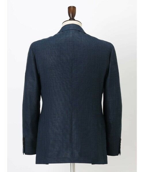 Aquascutum / アクアスキュータム テーラードジャケット | Silk Blended Hopsack Jacket | 詳細8
