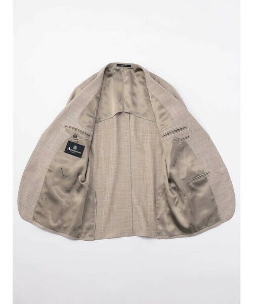 Aquascutum / アクアスキュータム テーラードジャケット | Silk Blended Hopsack Jacket | 詳細16