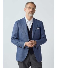 Aquascutum / アクアスキュータム テーラードジャケット | Wool Silk Linen Hopsack Jacket